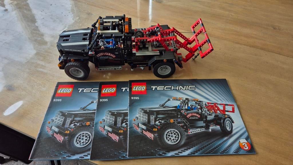 Lego Technic 9395 Sleepwagen - Complete set met instructies, Kinderen en Baby's, Speelgoed | Duplo en Lego, Lego, Compleet, Ophalen of Verzenden