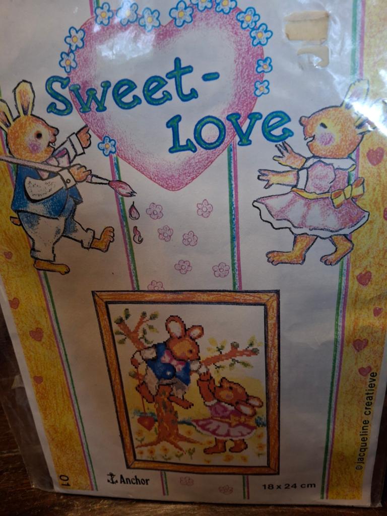Sweet love 01, Ophalen of Verzenden, Nieuw, Borduurpakket