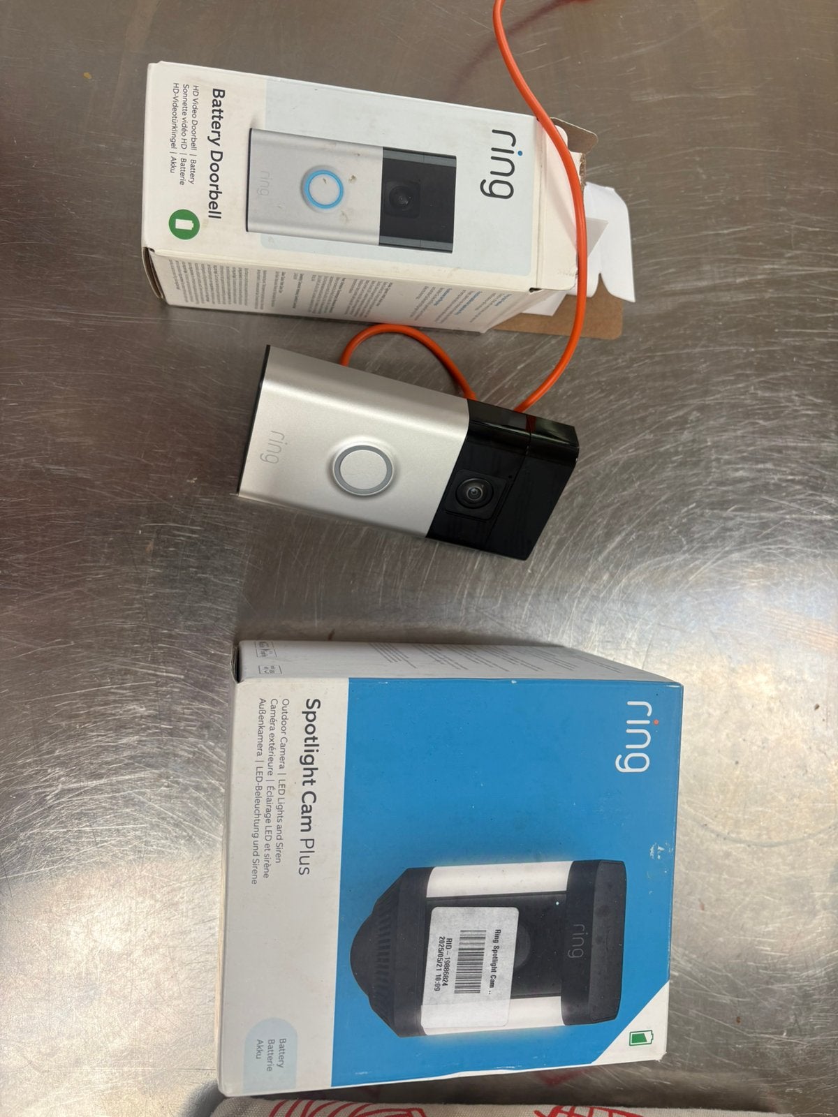 Ring doorbell & spotlight cam plus, Ophalen, Zo goed als nieuw