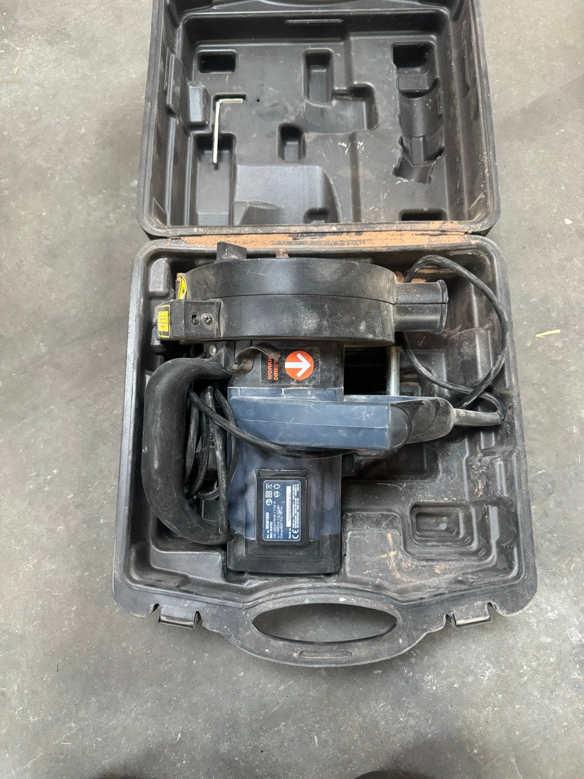 Ferm Sleuvenfrees (Wall Cutter) WSM1009 met koffer, Doe-het-zelf en Verbouw, Ophalen of Verzenden, Gebruikt, Elektrisch, Sleuvenfrees