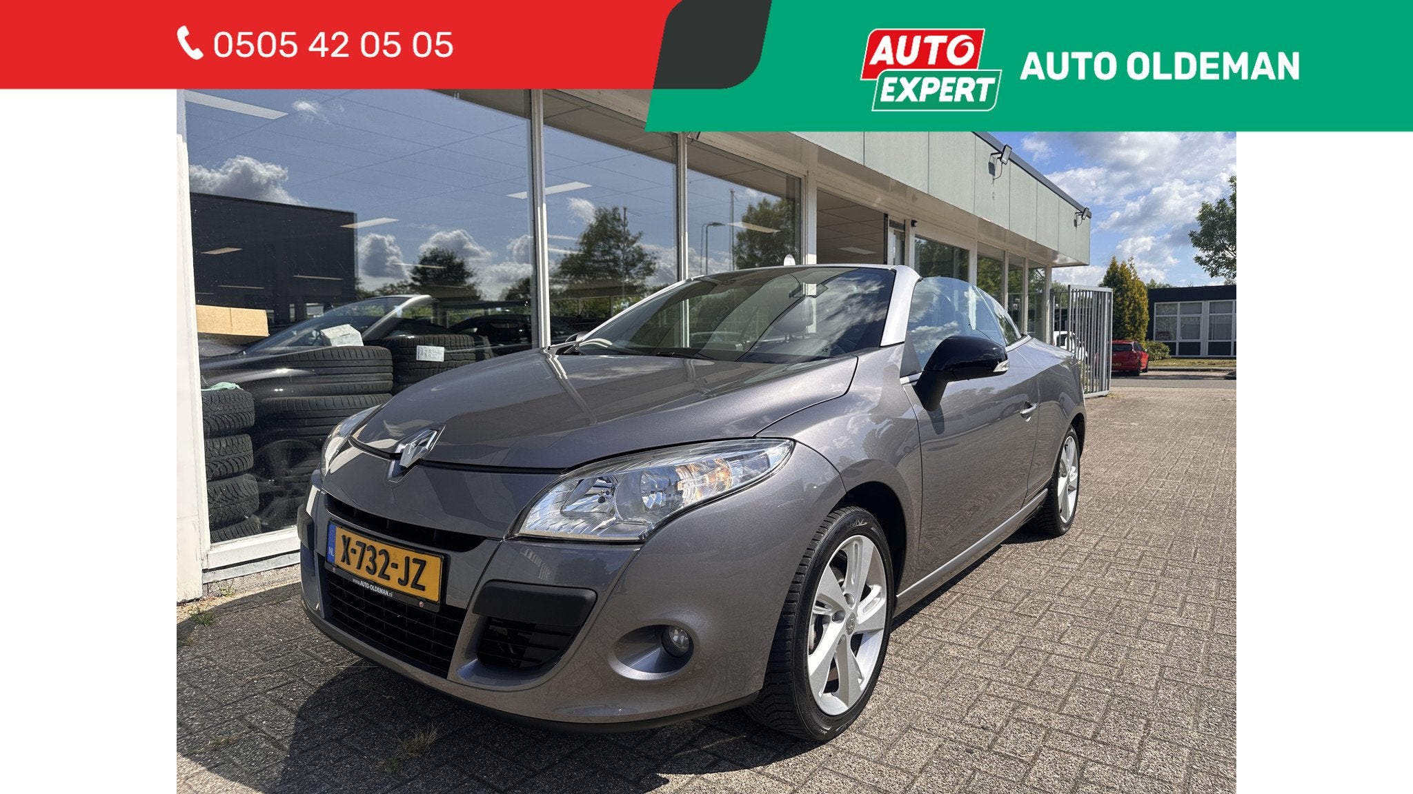 Renault Mégane Coupé-Cabriolet 2.0 GT-Line AUTOMAAT LEDER,, Auto's, Euro 5, Gebruikt, 4 cilinders, Cabriolet