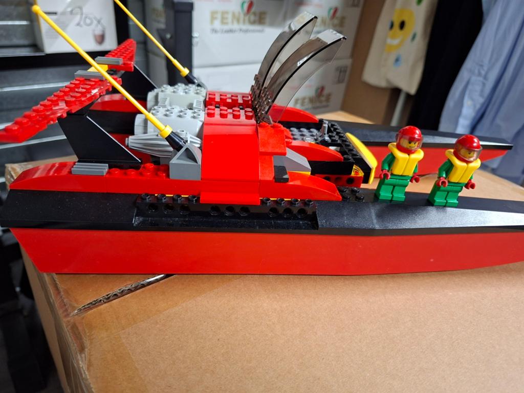 Lego 7244 Speedboot met minifiguren, Inclusief minifiguren, Lego, Ophalen of Verzenden, Complete set