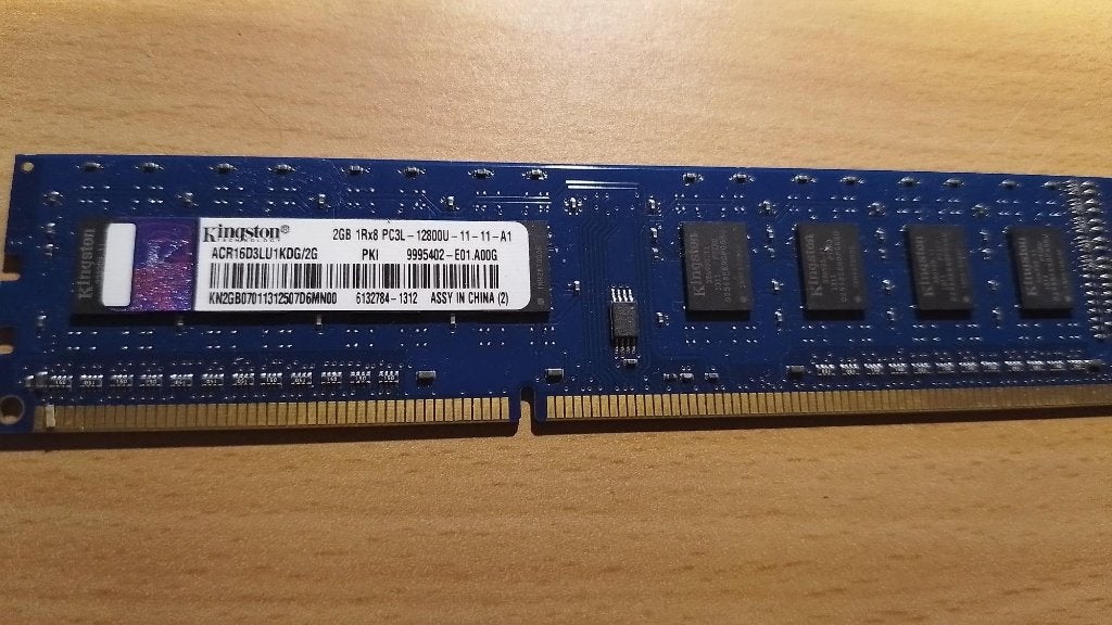 RAM geheugen 2GB, Gebruikt, Overige soorten, Verzenden, Desktop