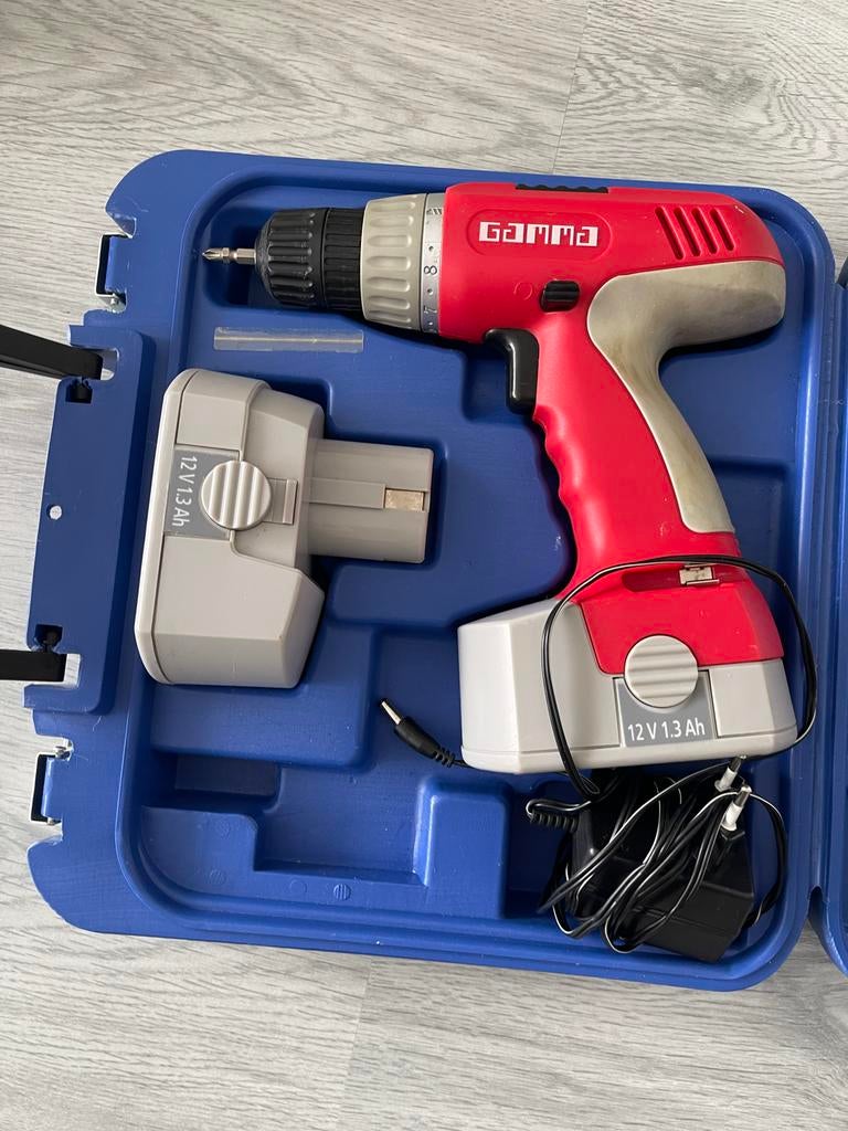 Gamma Accu Boor-/Schroefmachine 12V (exclusief oplader), Ophalen of Verzenden, Gebruikt, Minder dan 400 watt, Boor- en Schroefmachine