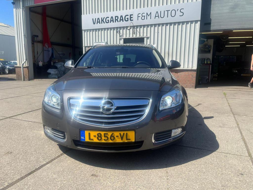 Opel Insignia Sports Tourer 2.8 T Cosmo 4x4 bomvol 260pk, Auto's, Automaat, Euro 5, Gebruikt, Leder en Stof