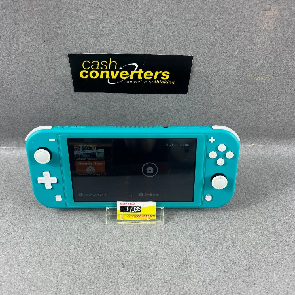 Nintendo Switch Lite Console| turquoise | met lader | 417184, Gebruikt, Ophalen of Verzenden, Met harde schijf, Switch Original