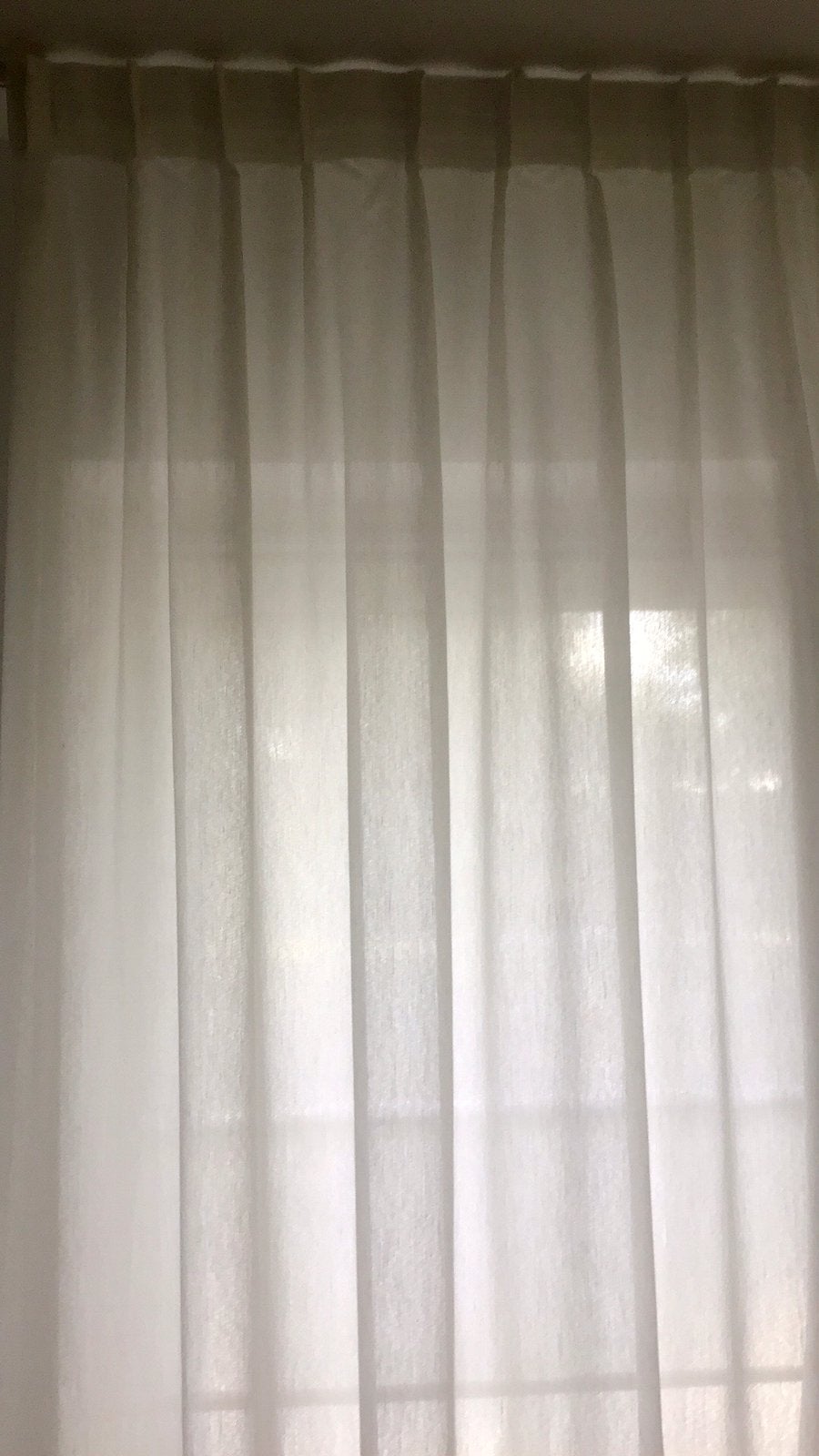 Witte vitrage Ikea. 2 kamerhoge banen, Kant en klaar., Huis en Inrichting, IKEA, Ophalen of Verzenden, Zo goed als nieuw, Vitrage