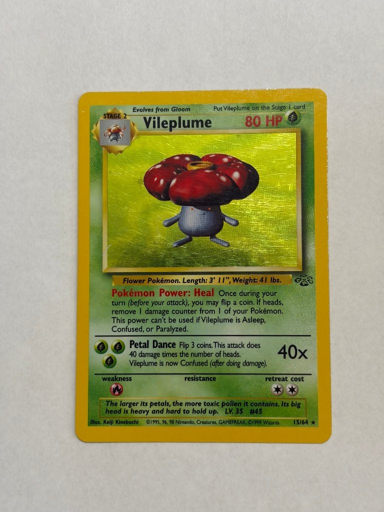 Vileplume (Holo) - Jungle 15/64 - Good, Ophalen, Nieuw, Foil