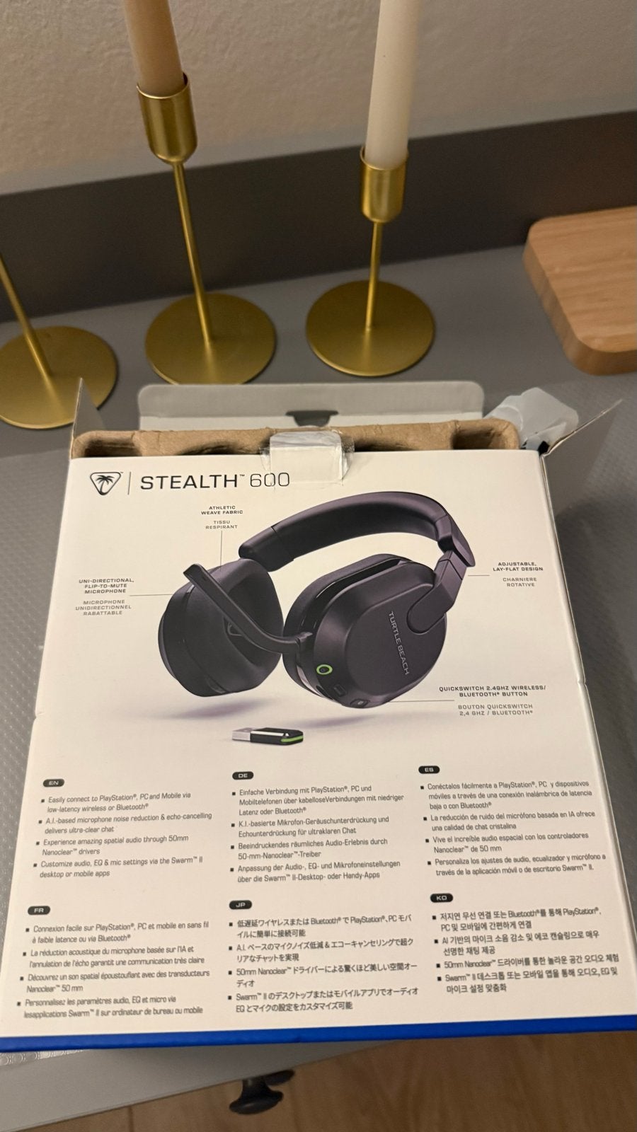 Turtle Beach Stealth 600 Gaming Headset Zwart, Gaming, Bluetooth, Zo goed als nieuw, Zwart
