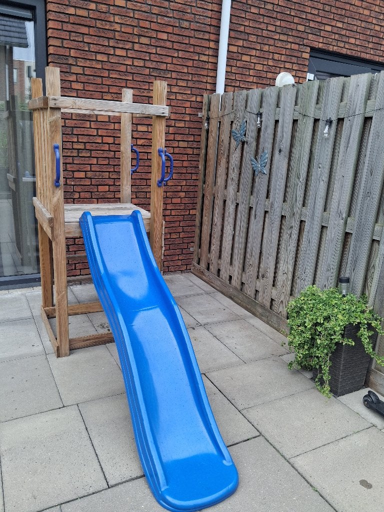 Mooi speelhuisje / speel - klim toren, Kinderen en Baby's, Ophalen, Zo goed als nieuw, Hout