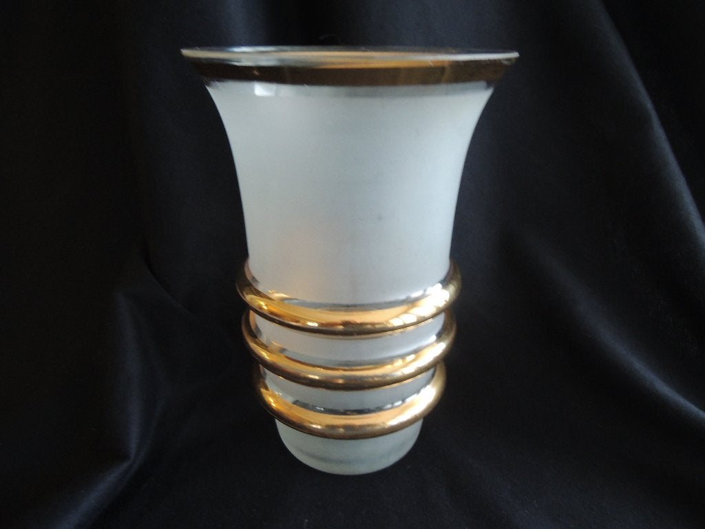 Boom vaas, Huis en Inrichting, Ophalen of Verzenden, Gebruikt, Goud, Glas