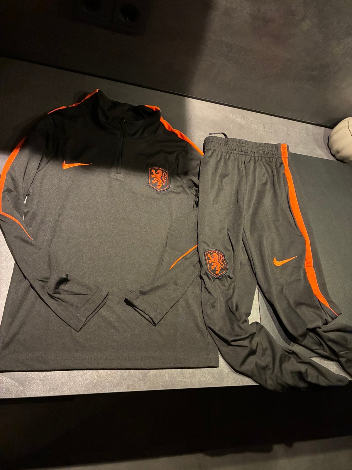 Oranje Nederlands elftal trainingspak maat 116/122 half zip, Ophalen of Verzenden, Nieuw, Jongen of Meisje, Sport- of Zwemkleding