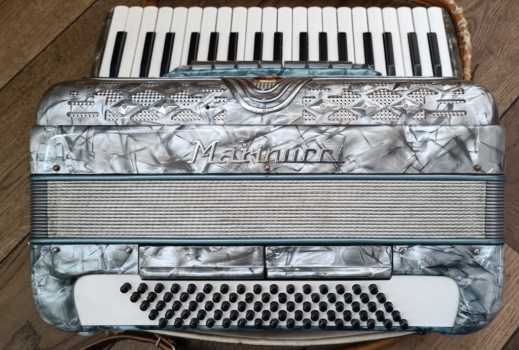 Marinucci accordeon, oud exemplaar, Ophalen, Gebruikt, 80-bas, Toetsaccordeon