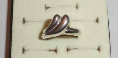 Ring Fantasie zilver, 18 tot 19, Ophalen of Verzenden, Zo goed als nieuw, Dame