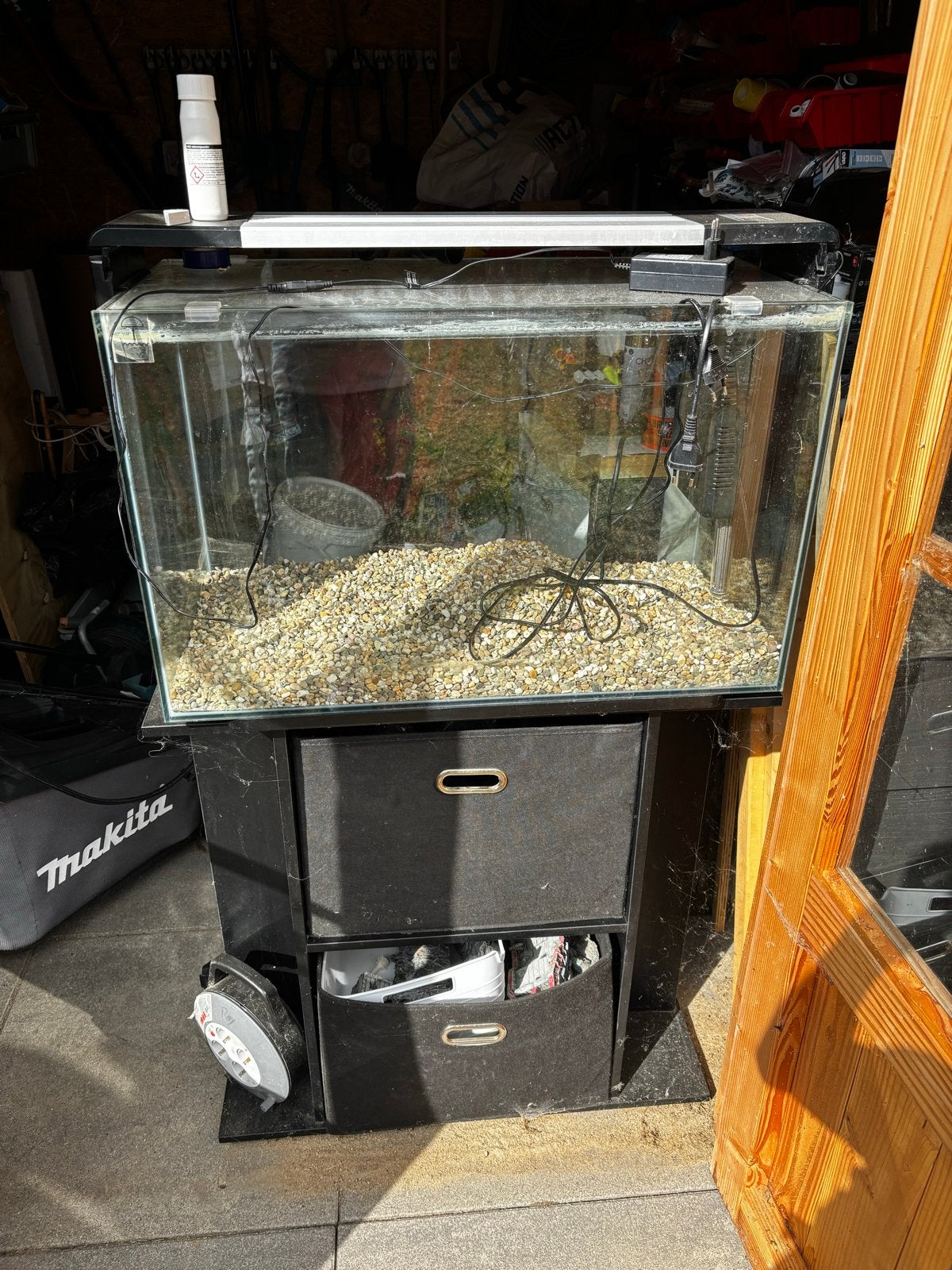 Aquarium superfish home 110, Dieren en Toebehoren, Vissen | Aquaria en Toebehoren, Ophalen, Gebruikt, Inclusief deksel, Leeg aquarium