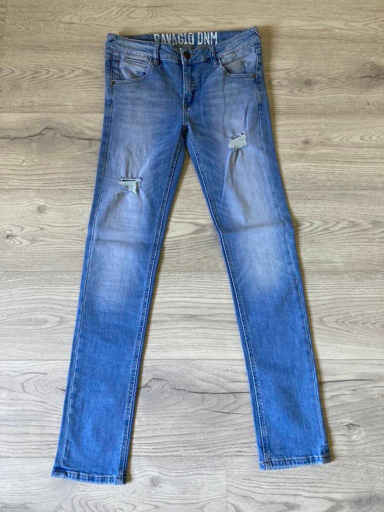 Mooie lichte ravagio jeans maat 176, Kinderen en Baby's, Kinderkleding | Maat 176, Ophalen of Verzenden, Zo goed als nieuw, Jongen