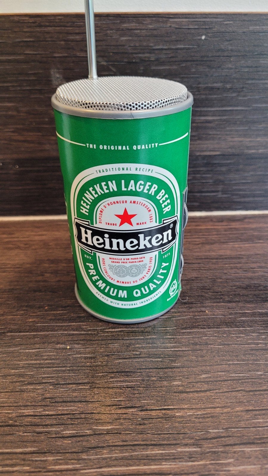 Heineken Blik Radio - Draagbare Retro Speaker, Ophalen of Verzenden, Gebruikt