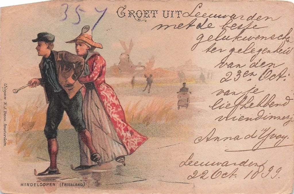 703-025-043 Hindeloopen, Verzamelen, Ansichtkaarten | Nederland, Friesland, Voor 1920, Verzenden