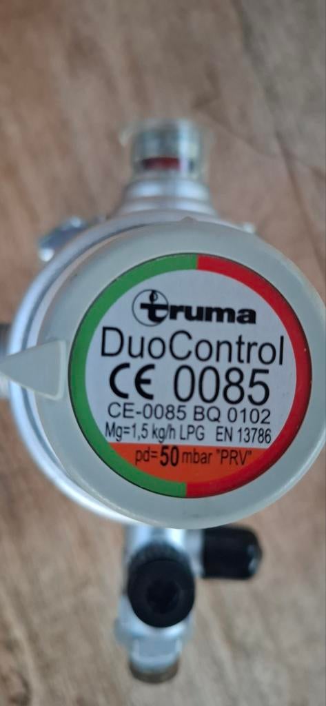 Truma gasdruk regelaar 50 mbar, Ophalen