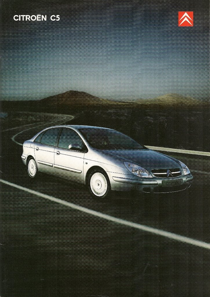 Folder Citroën C5, maart 2001, Ophalen of Verzenden, Nieuw, Citroën