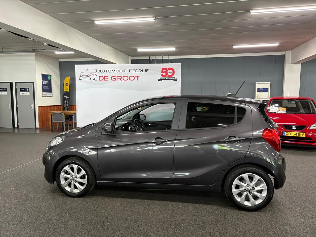 Opel KARL 1.0 ecoFLEX Cosmo/NL auto/ Lederen bekleding/ Park, Voorwielaandrijving, 839 kg, Gebruikt, Automatische klimaatregeling