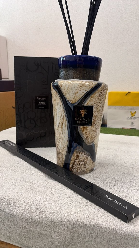 Baobab Collection Diffuser Stones Lazuli Totem 5L - Nieuw, Geurverspreider, 90 cm, Nieuw, Steen/keramiek