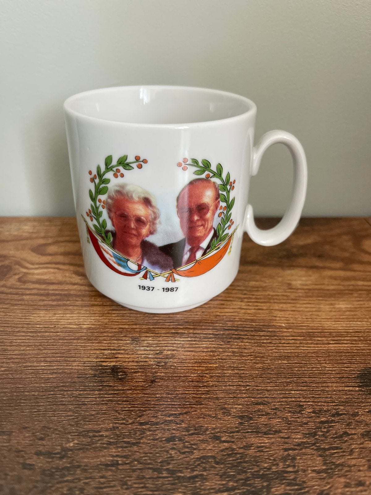 Jubileummok 1937-1987 Porselein Decoratie ter Steege, Ophalen