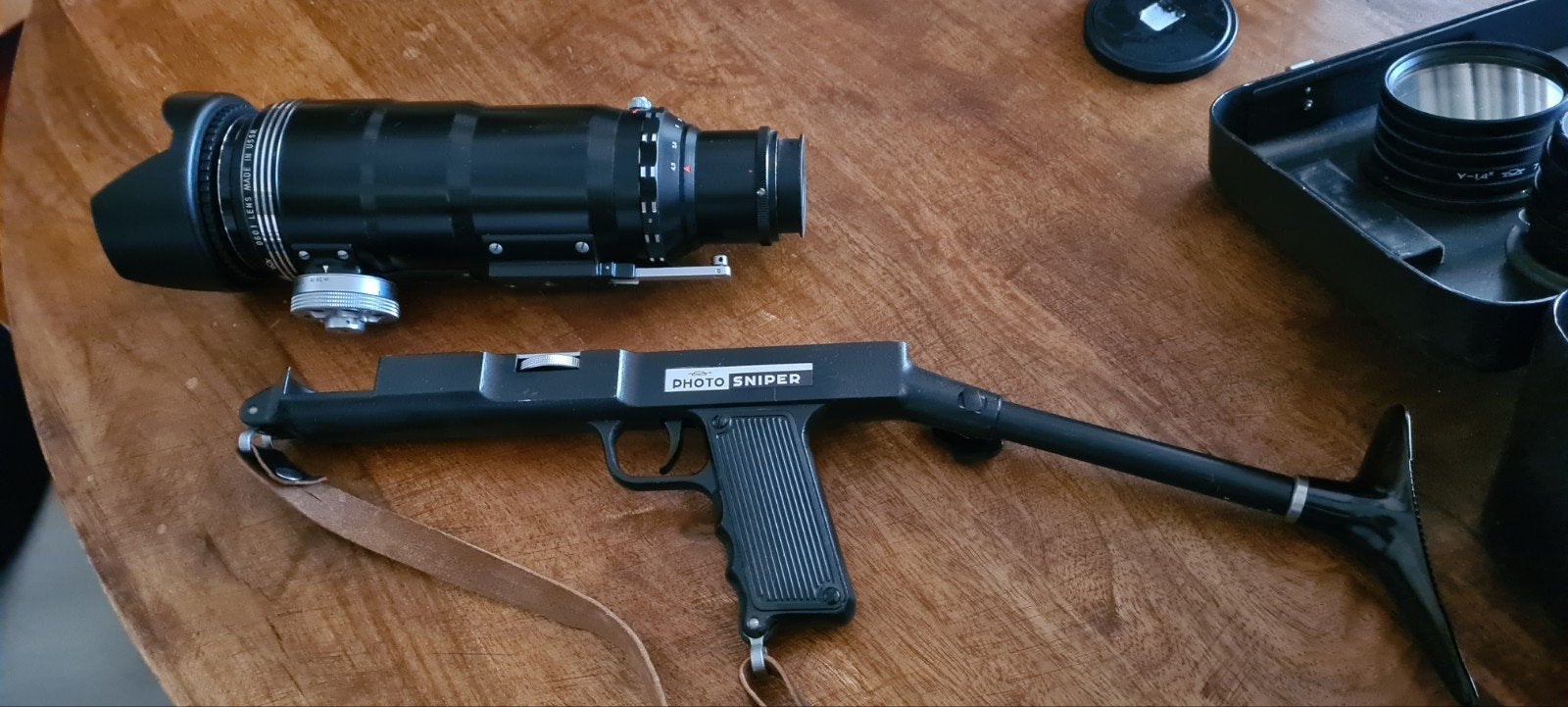 Vintage Photosniper Tair-3-Phs 4.5/300 met Helios-44M, Overige merken, Camera, Ophalen of Verzenden, Zo goed als nieuw