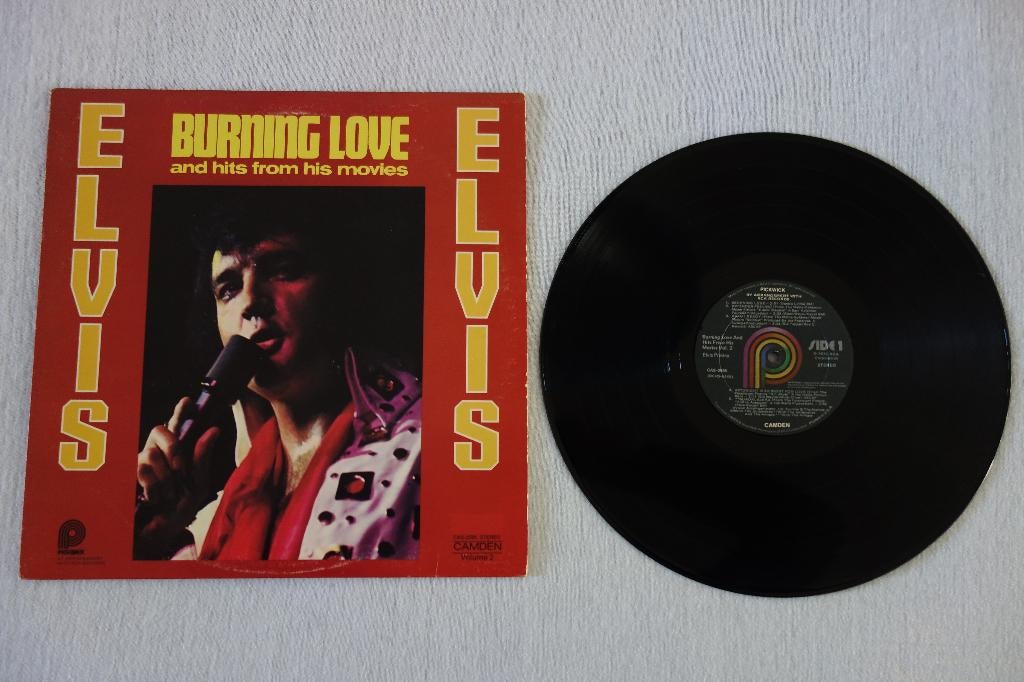 Elvis Presley lp Burning Love, Ophalen of Verzenden, Zo goed als nieuw, 12 inch