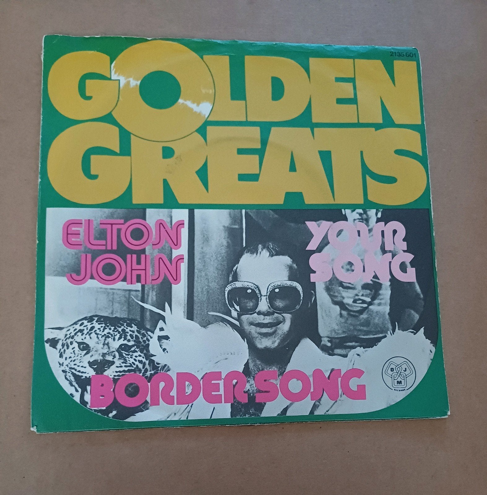 Elton John  - Your Song/Border Song, Cd's en Dvd's, Vinyl Singles, Gebruikt, 7 inch, Single, Ophalen of Verzenden