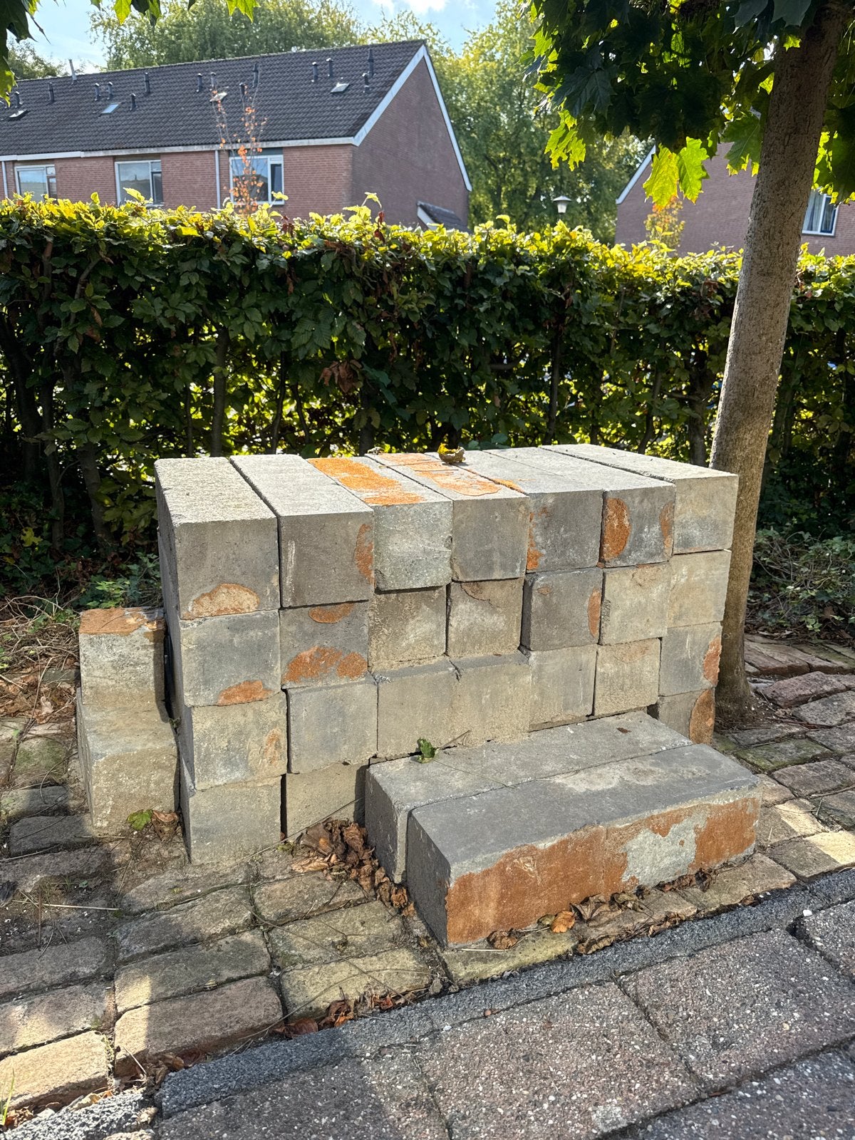 Betonnen balkjes voor tuin of bestrating, Ophalen, Gebruikt, Beton, Overige typen