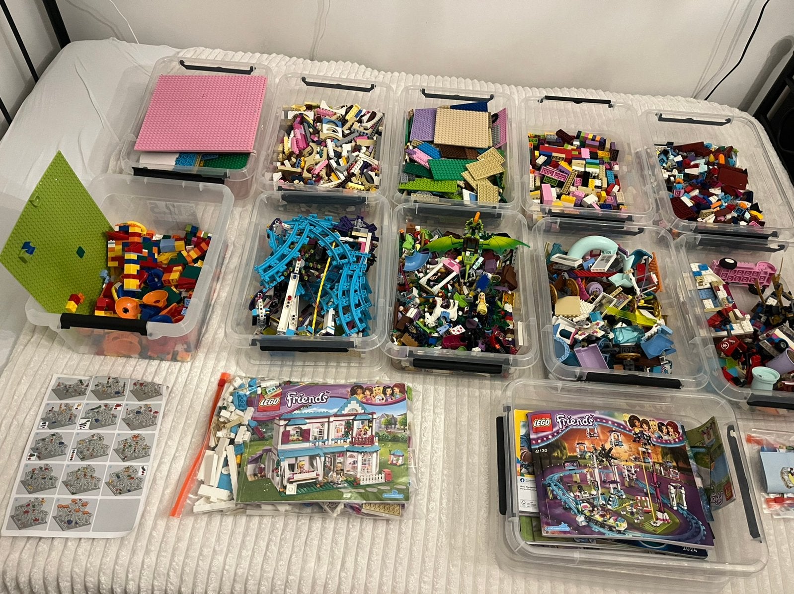Heel veel lego, incl boekjes en bakken, Ophalen of Verzenden, Zo goed als nieuw
