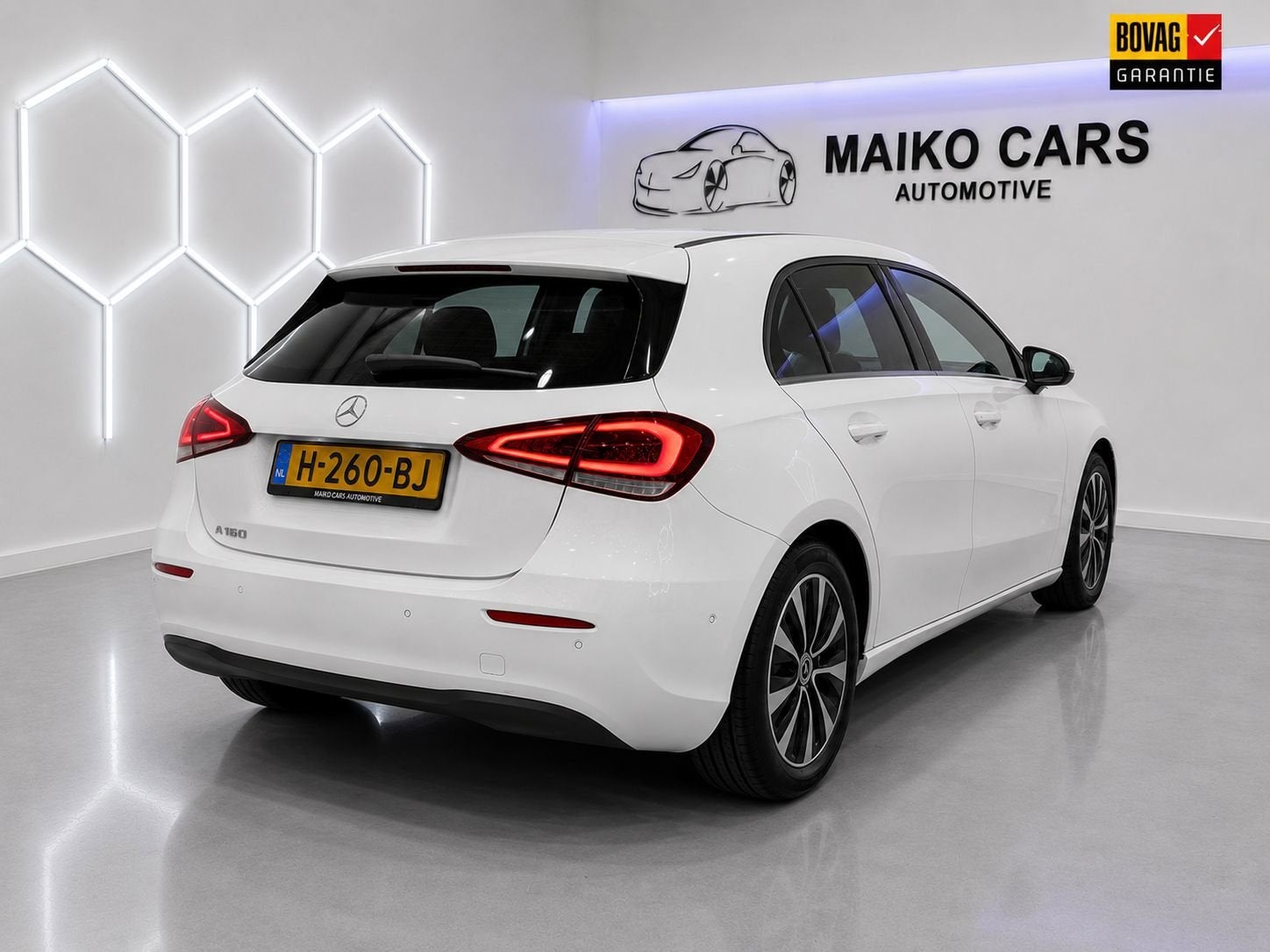 Mercedes-Benz A-klasse 160 Business Solution NL AUTO&NAP KM', Gebruikt, 4 cilinders, Automatische klimaatregeling, Leder en Stof