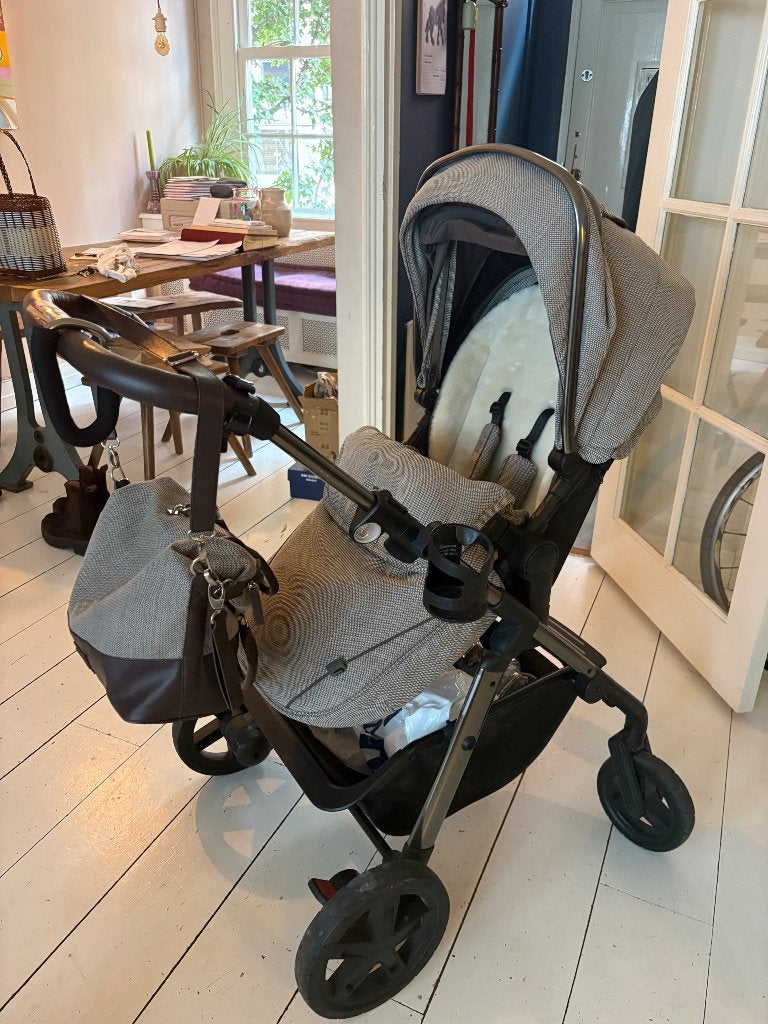 Silver cross pram special editio., Zo goed als nieuw, Verstelbare duwstang, Ophalen, Kinderwagen