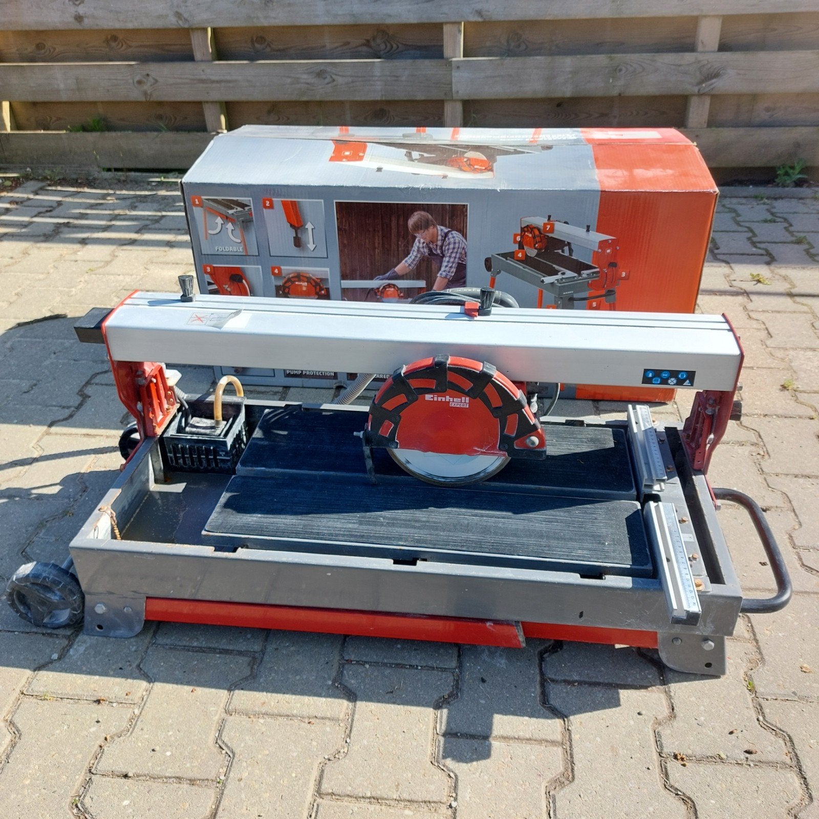 Zaagtafel tegelsnijder einhell 60cm plus, Doe-het-zelf en Verbouw, Ophalen of Verzenden, Zo goed als nieuw