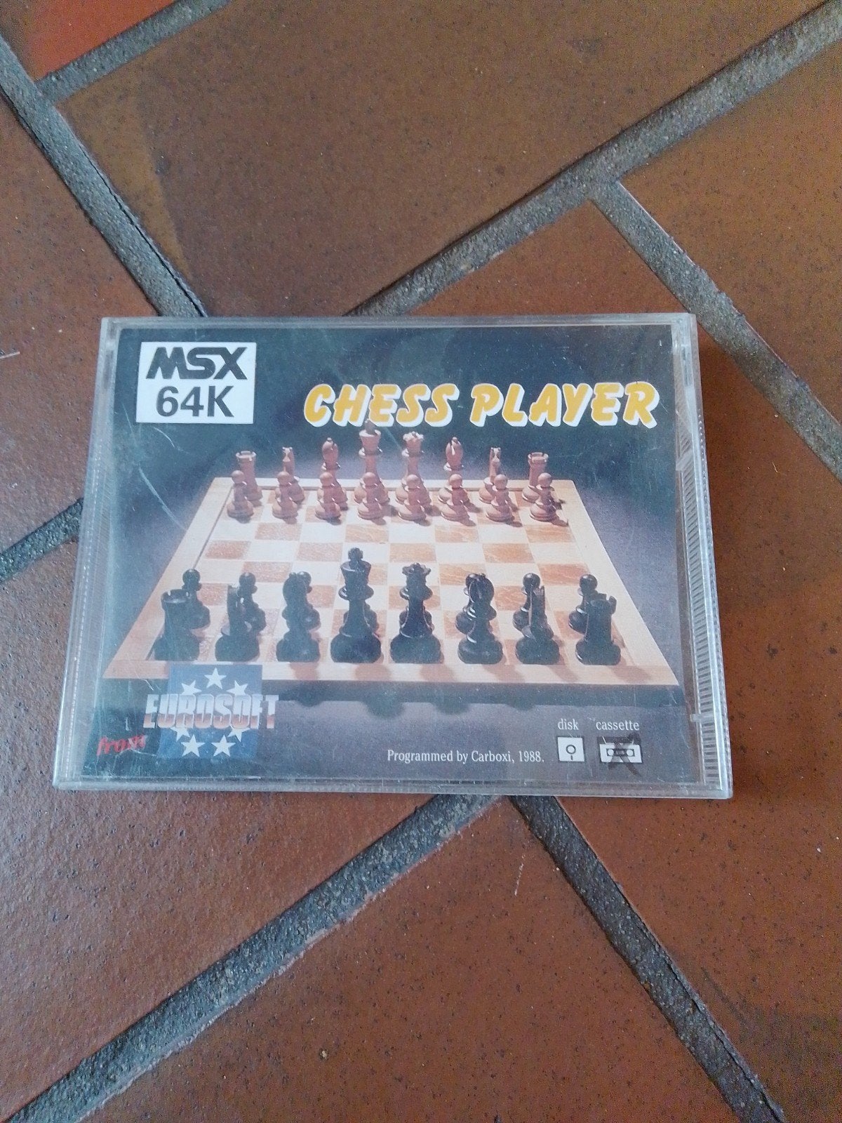 Eurosoft MSX diskette spel chess player, Ophalen of Verzenden