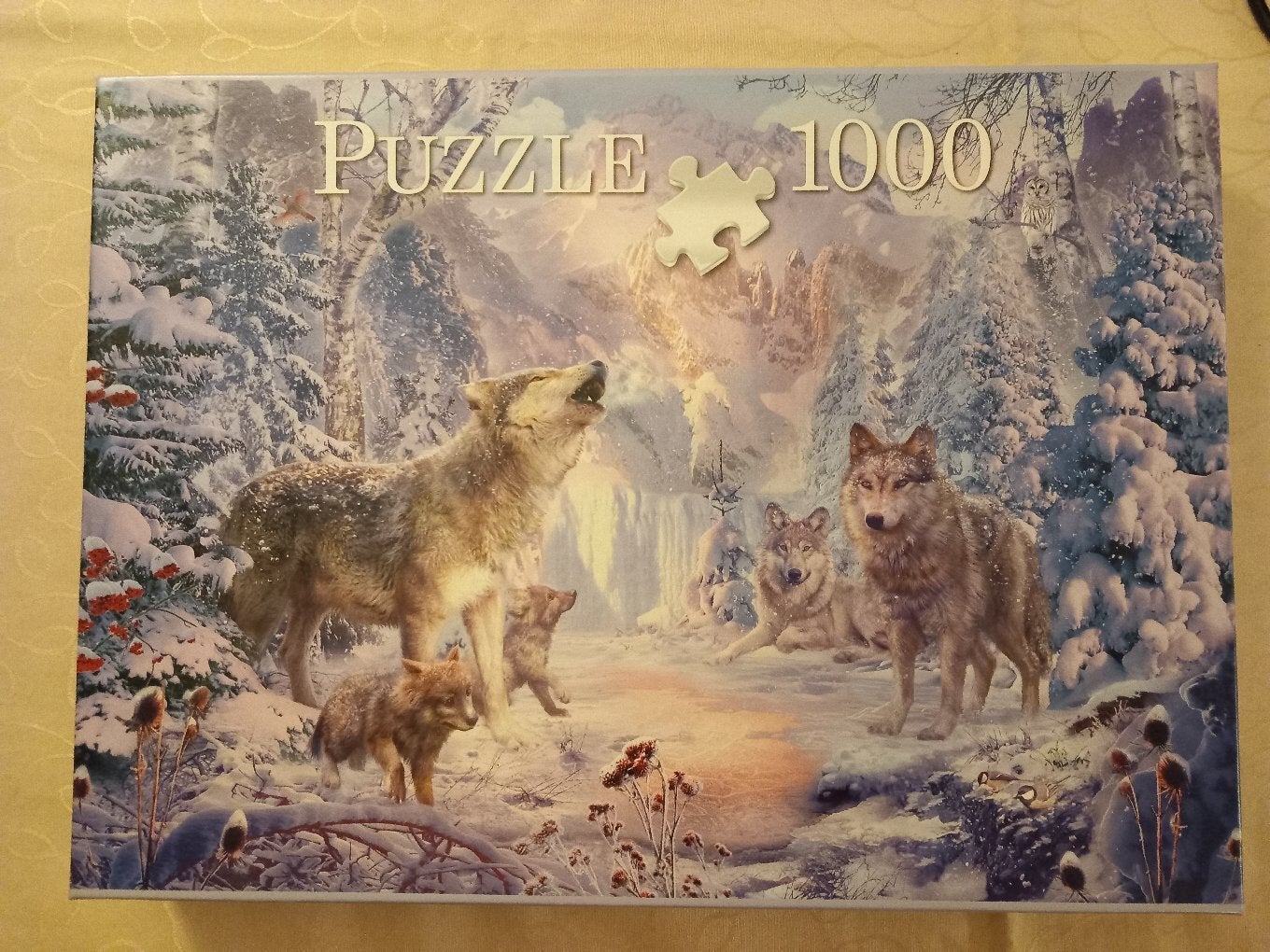 Winterwolven puzzel (Nijmegen oost), Ophalen of Verzenden, 500 t/m 1500 stukjes, Zo goed als nieuw