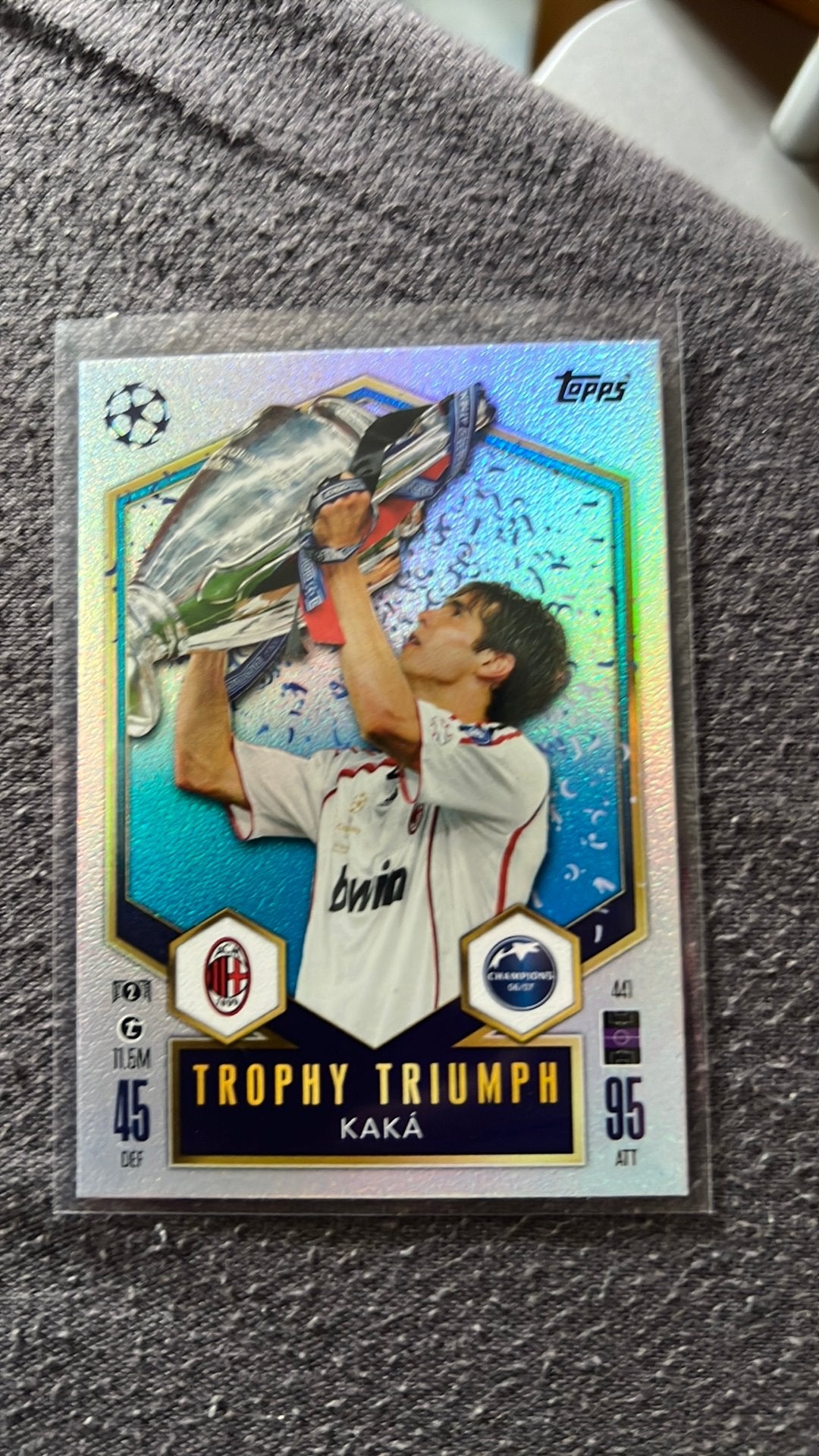 Kaká Topps Match Attax, Ophalen of Verzenden, Zo goed als nieuw, Buitenlandse clubs, Spelerskaart