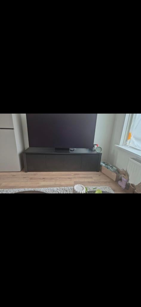 Zwarte tv kast, Ophalen of Verzenden