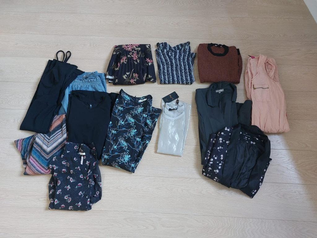 Kledingpakket maat S, verschillende merken, 13 stuks, Kleding | Dames, Dames-kledingpakketten, Zo goed als nieuw, Maat 36 (S)