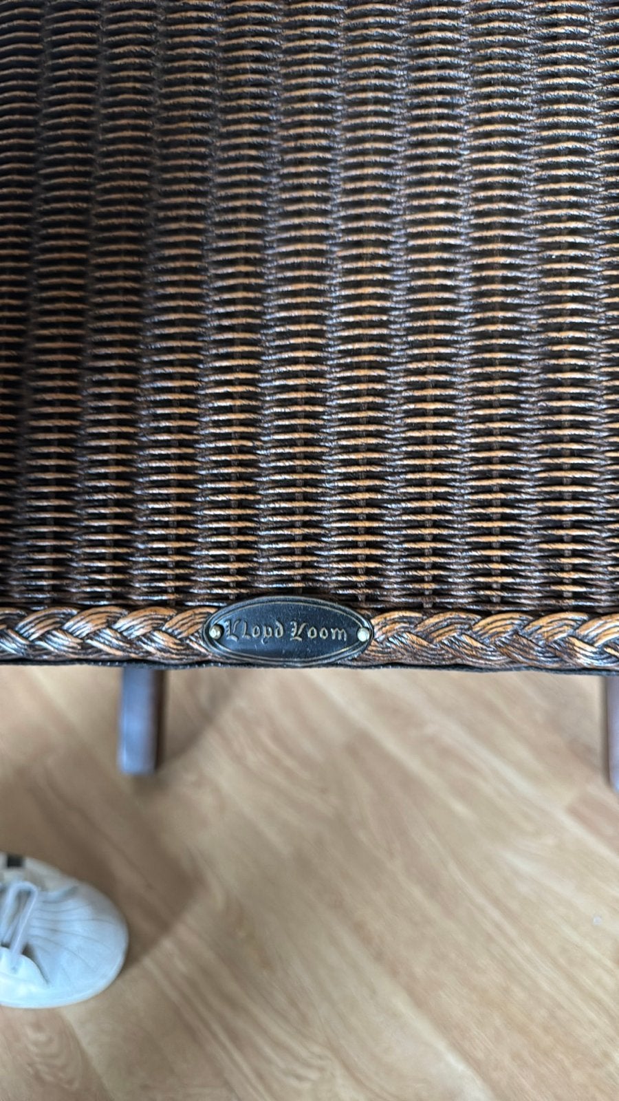 Lloyd Loom stoelen - 6 stuks, Ophalen, Gebruikt, Bruin, Riet of Rotan