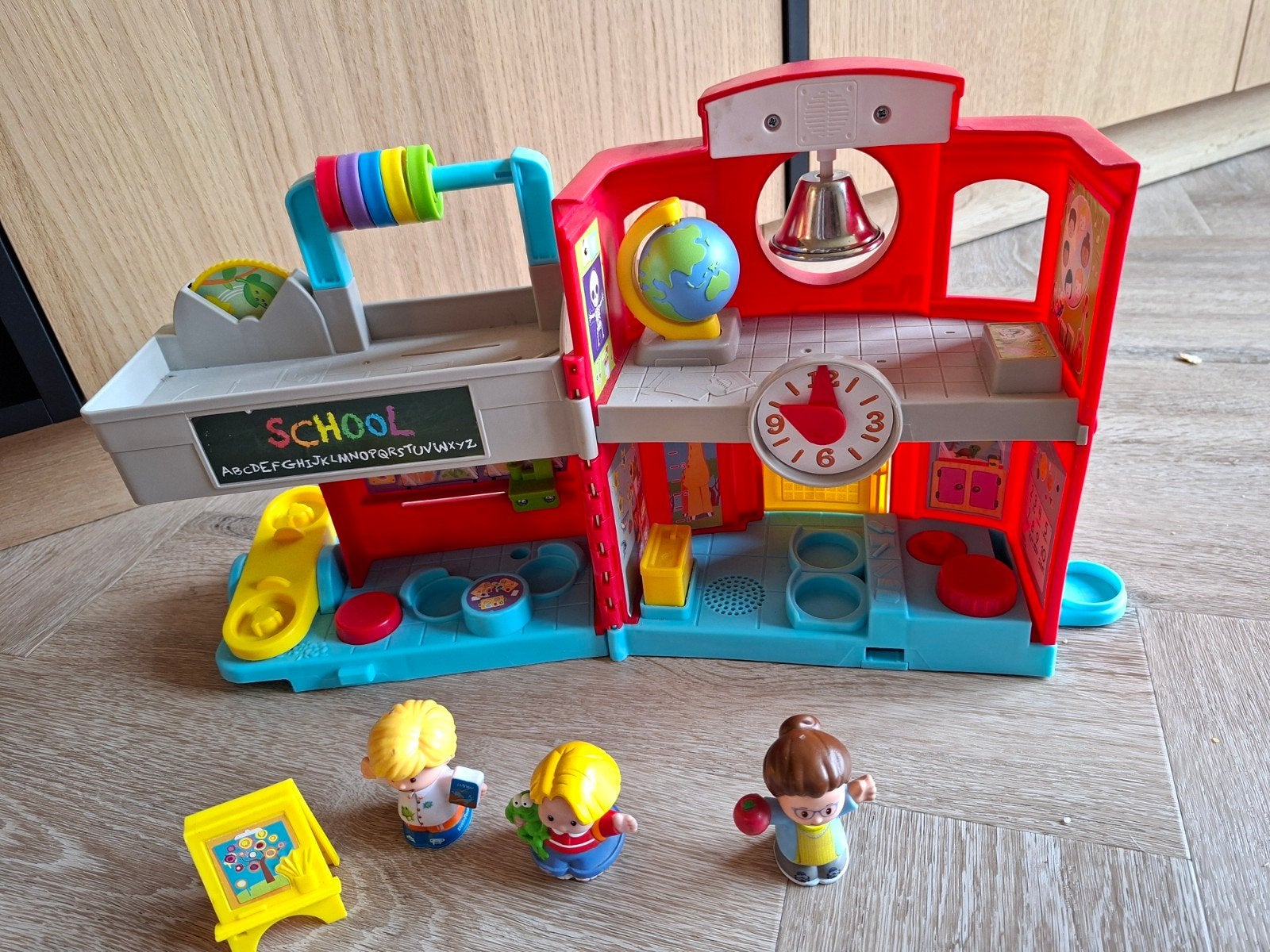 Little People schooltje, Kinderen en Baby's, Speelgoed | Fisher-Price, Ophalen, Zo goed als nieuw, Speelset