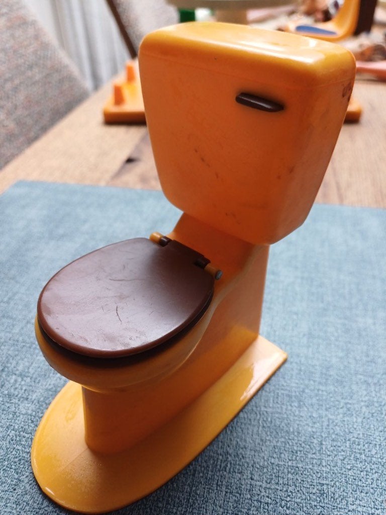 Sindy toilet, Poppenhuis, Gebruikt, -, -
