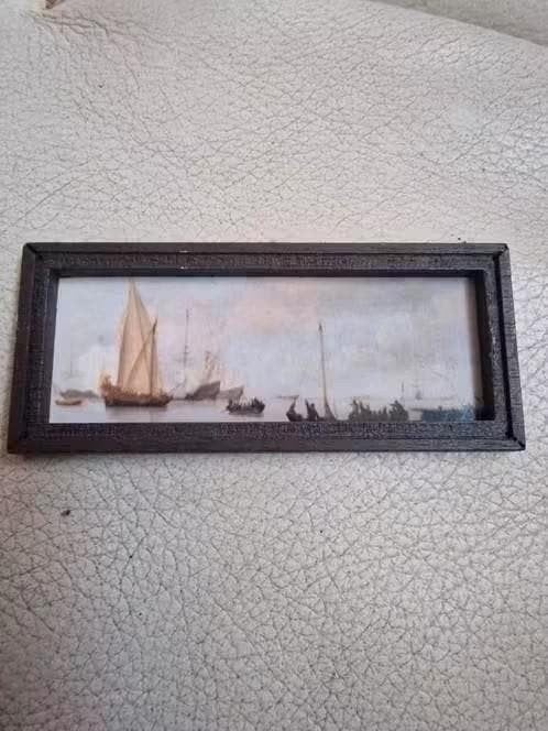 Poppenhuis miniatuur schilderijtje 7x3 cm, Ophalen of Verzenden, Nieuw, Decoratie