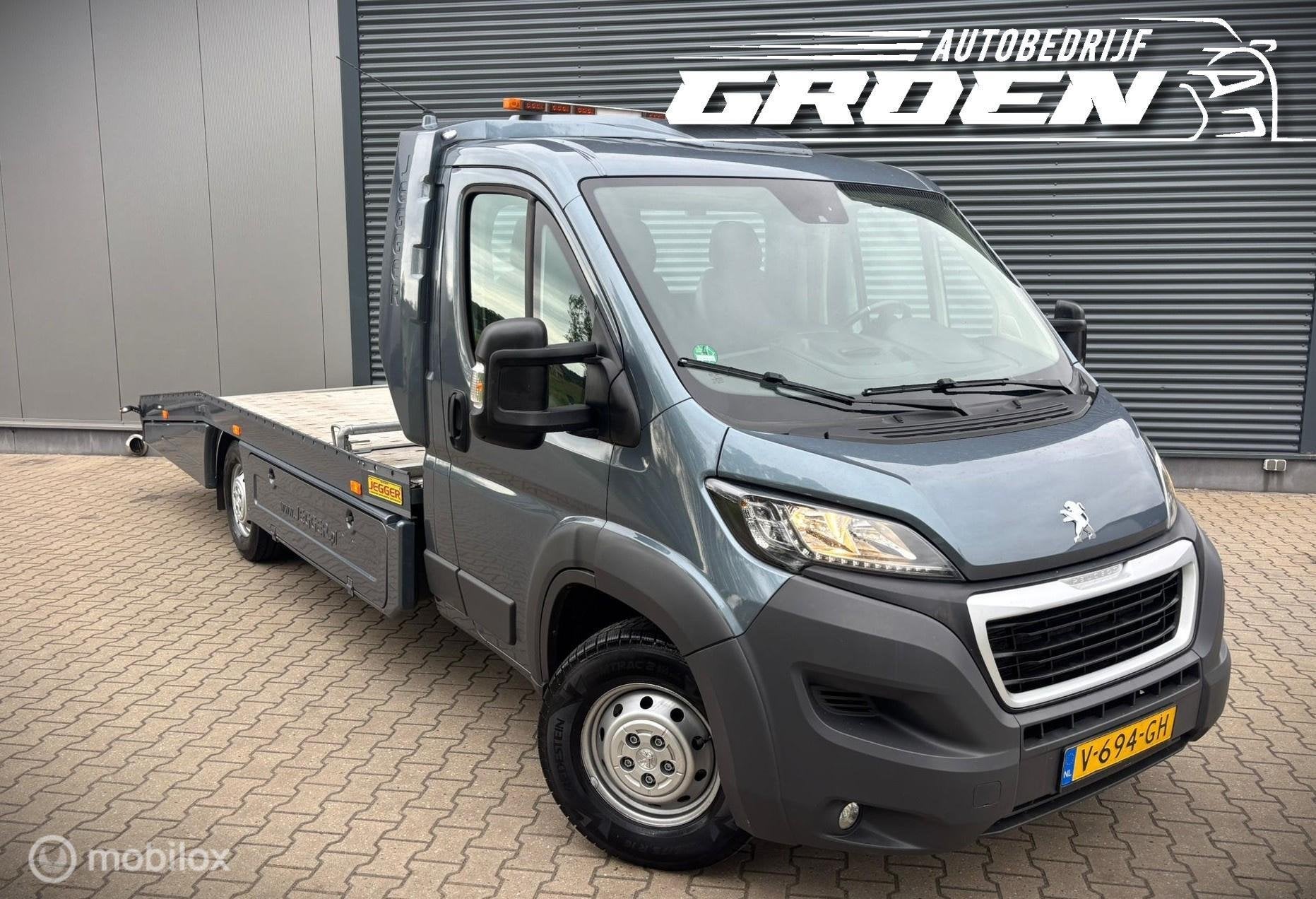 Peugeot Boxer Oprijwagen 2.0 BlueHDI L4 LUCHTVER|48.000KM|, Gebruikt, Euro 6, 4 cilinders, Elektrische ramen