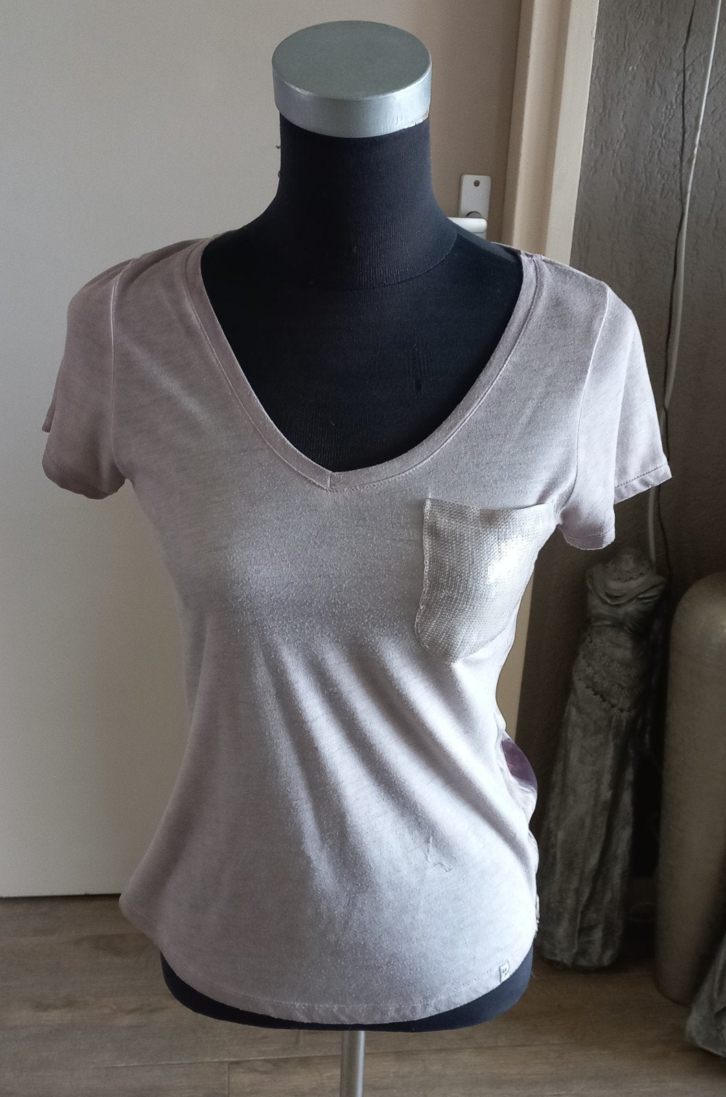 Key Largo Girl T-shirt met pailletten en bloemenprint, Overige kleuren, Key Largo Girl, Ophalen of Verzenden, Zo goed als nieuw