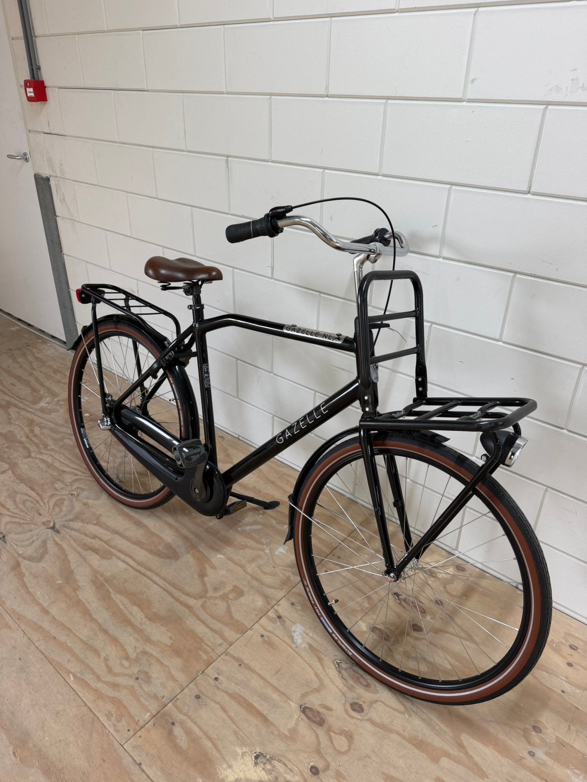 Gazelle Heavy Duty Herenfiets 59cm (nette staat), Ophalen, Terugtraprem, Versnellingen, Zo goed als nieuw