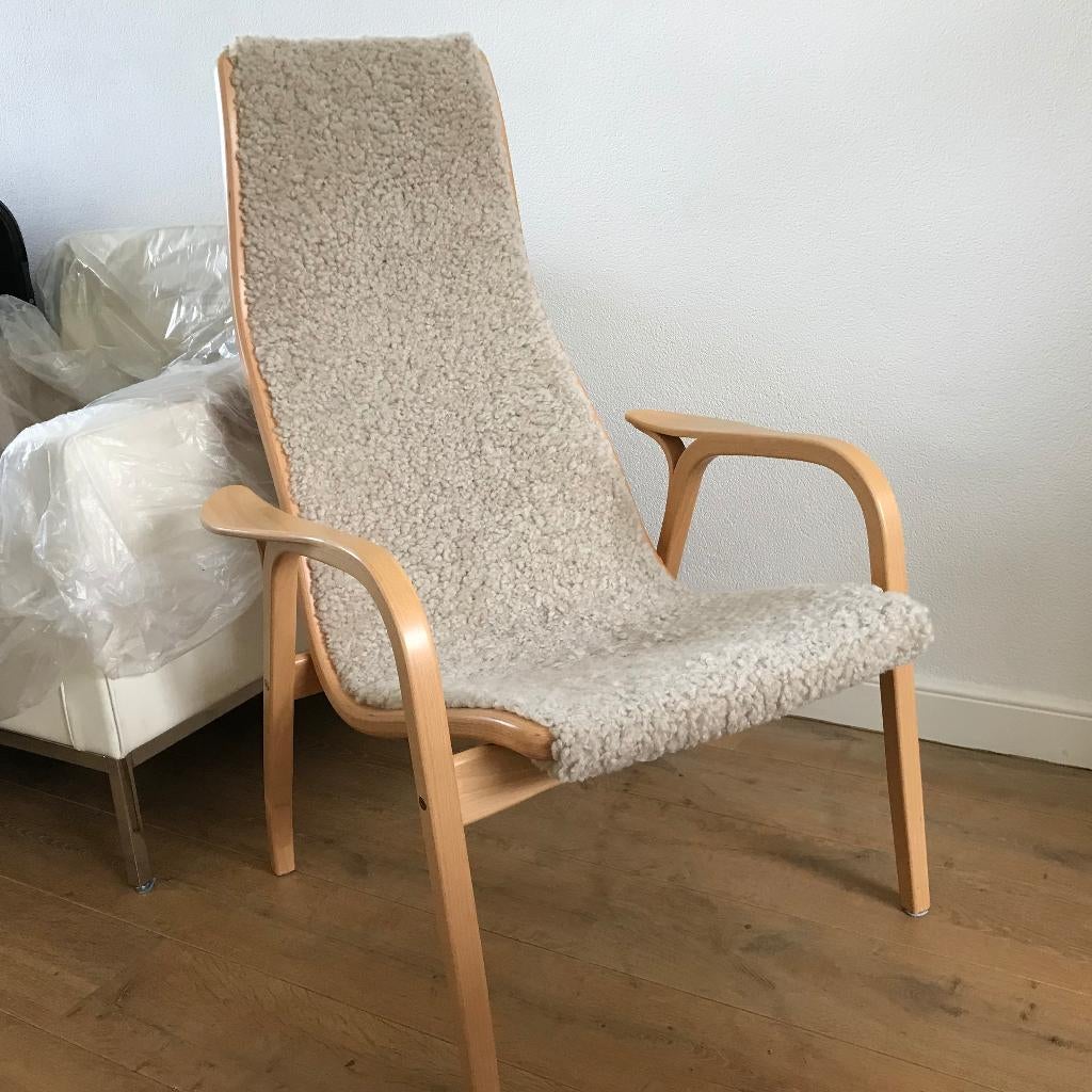 IZGS Swedese Lamino fauteuil stoel Yngve Ekstrom, 75 tot 100 cm, Ophalen of Verzenden, Zo goed als nieuw, Nvt