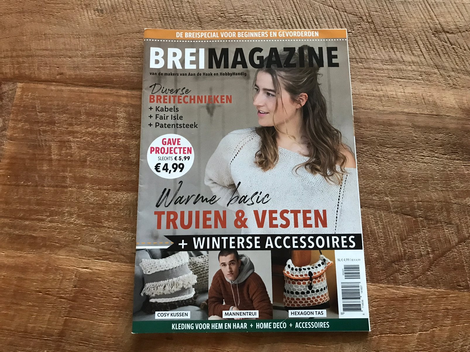 Breimagazine nr 1, Ophalen of Verzenden, Zo goed als nieuw, Breien, Patroon of Boek