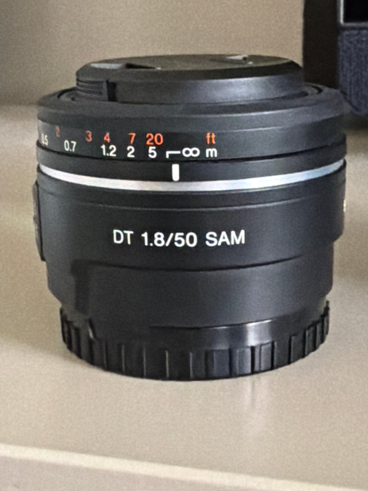 Sony DT 1.8/50 SAM lens voor Sony A-mount, Sony, Autofocus, Ophalen of Verzenden, Zo goed als nieuw